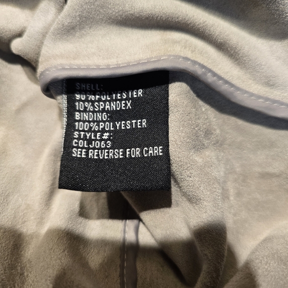 Elegant Gray Leather Jacket for Women - Picture 6 of 8